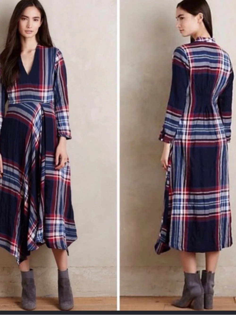 Anthropologie Isabella Sinclair tartan plaid - Picture 2 of 5